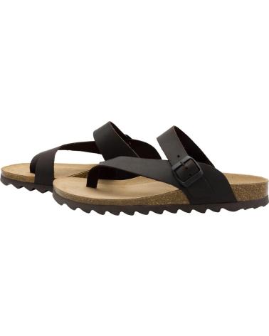 INTERBIOS SANDALIAS 9511-SM CON AJUSTE DE HEBILLA MARRóN