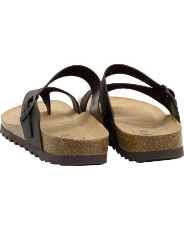 INTERBIOS SANDALIAS 9511-SM CON AJUSTE DE HEBILLA MARRóN