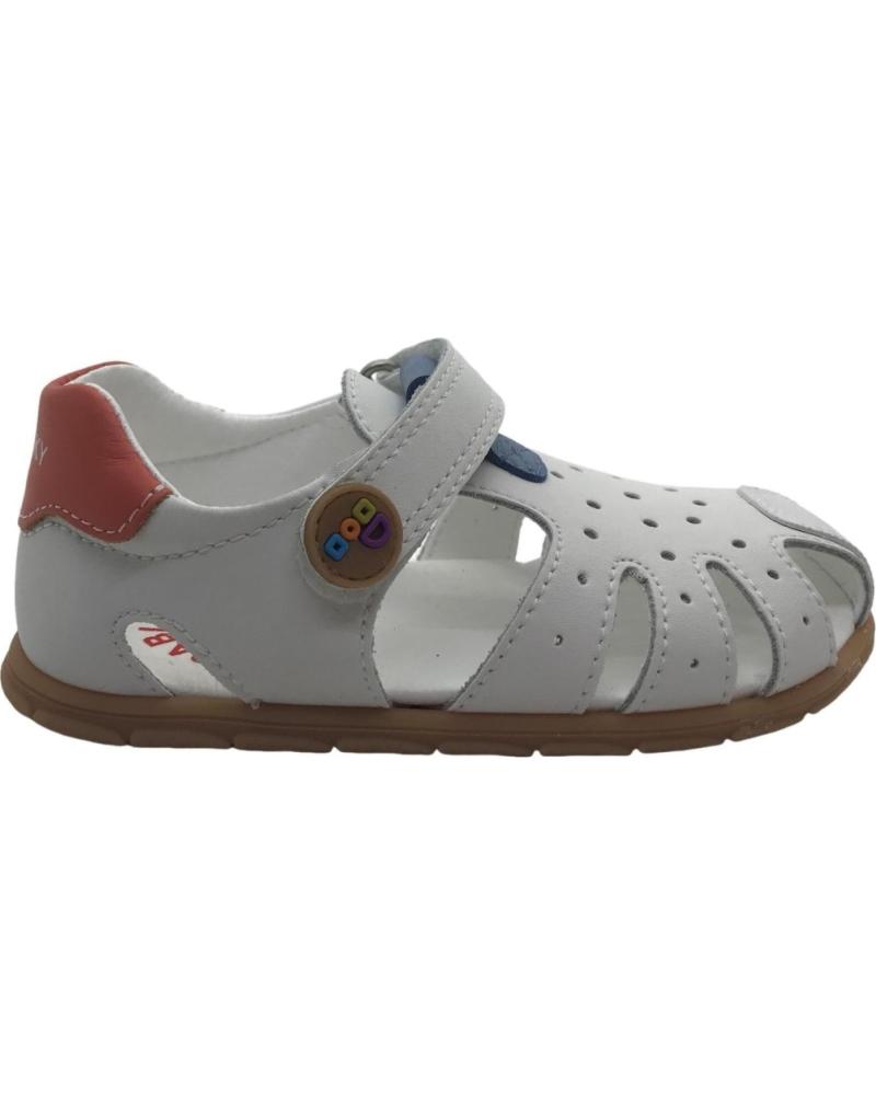 SANDALIAS BAREFOOT PABLOSKY DE PIEL BLANCO