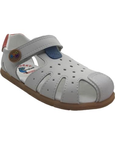 SANDALIAS BAREFOOT PABLOSKY DE PIEL BLANCO