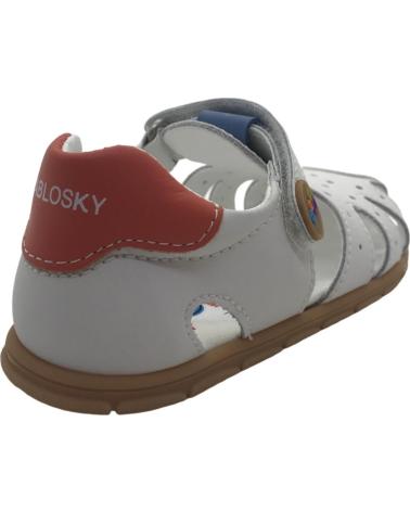 SANDALIAS BAREFOOT PABLOSKY DE PIEL BLANCO