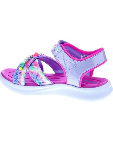 SKECHERS ZAPATOS ZAPATOS NINA SANDALIAS MODELO JUMPSTERS COLOR PLATA