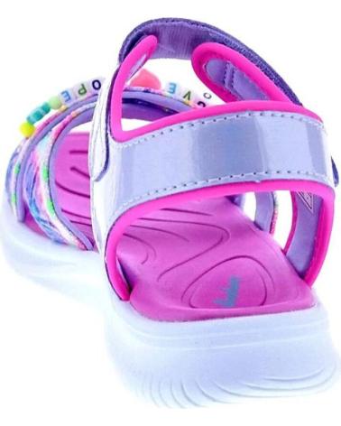 SKECHERS ZAPATOS ZAPATOS NINA SANDALIAS MODELO JUMPSTERS COLOR PLATA