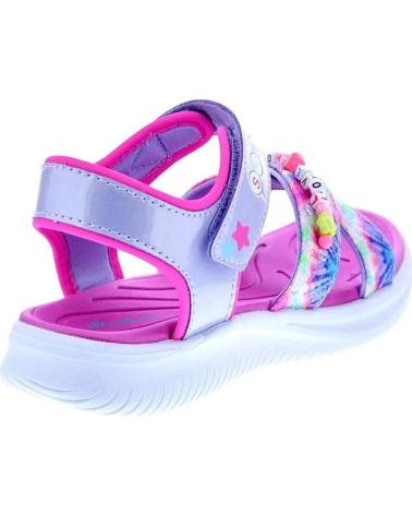 SKECHERS ZAPATOS ZAPATOS NINA SANDALIAS MODELO JUMPSTERS COLOR PLATA