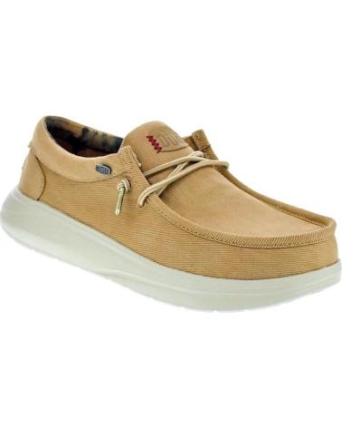 HEY DUDE MOCASINES WALLY COMF COLOR MARRÓN