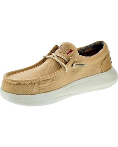 HEY DUDE MOCASINES WALLY COMF COLOR MARRÓN