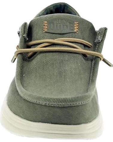 HEY DUDE MOCASINES WALLY COMF VERDE