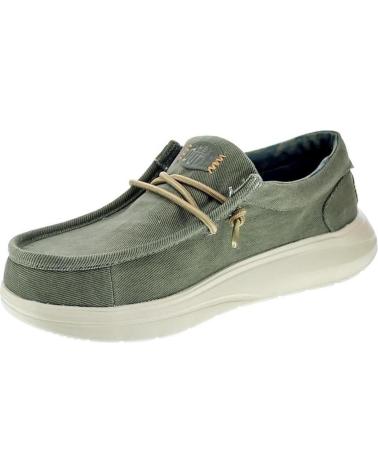 HEY DUDE MOCASINES WALLY COMF VERDE