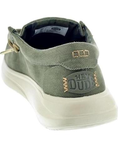 HEY DUDE MOCASINES WALLY COMF VERDE