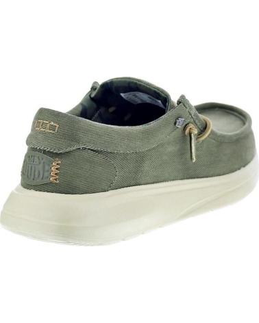 HEY DUDE MOCASINES WALLY COMF VERDE