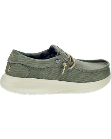 HEY DUDE MOCASINES WALLY COMF VERDE