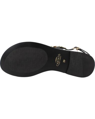 CARYATIS SANDALIAS MODELO 622609C EN NEGRO BLACK