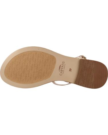 CARYATIS SANDALIAS MODELO 621008C EN TONO BEIS CAMEL