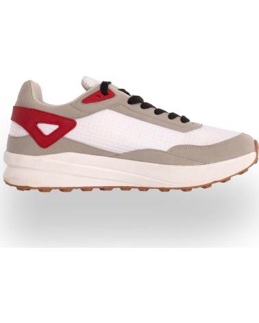 WILLIAM MARTIN ZAPATILLAS URBANAS BLANCO-ROJO