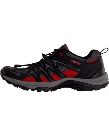 ROX ZAPATILLA TREKKING MULHACEN NEGRO-ROJO