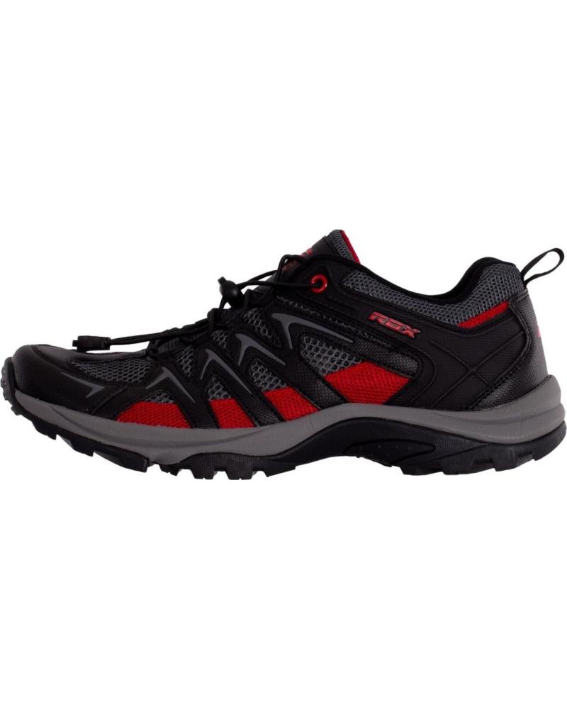 ROX ZAPATILLA TREKKING MULHACEN NEGRO-ROJO
