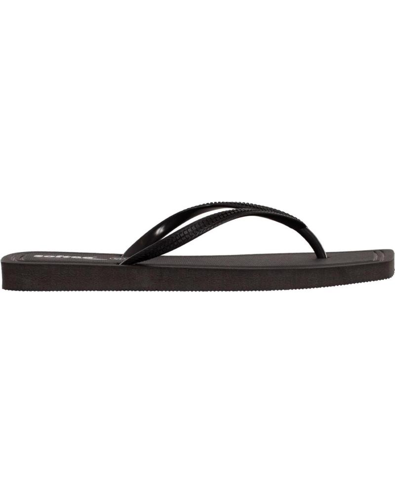 SOFTEE CHANCLAS CAPRI NEGRAS NEGRO