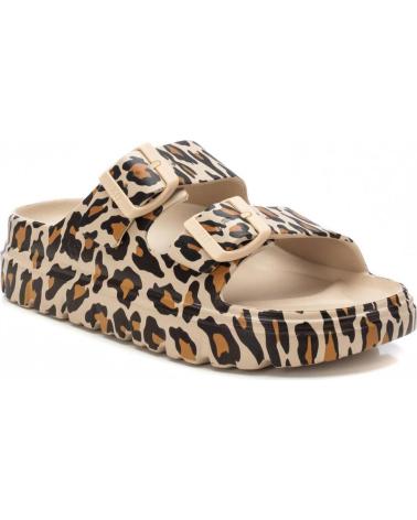 XTI SANDALIAS 098-142550 EN MORADO PARA MUJER LEOPARDO