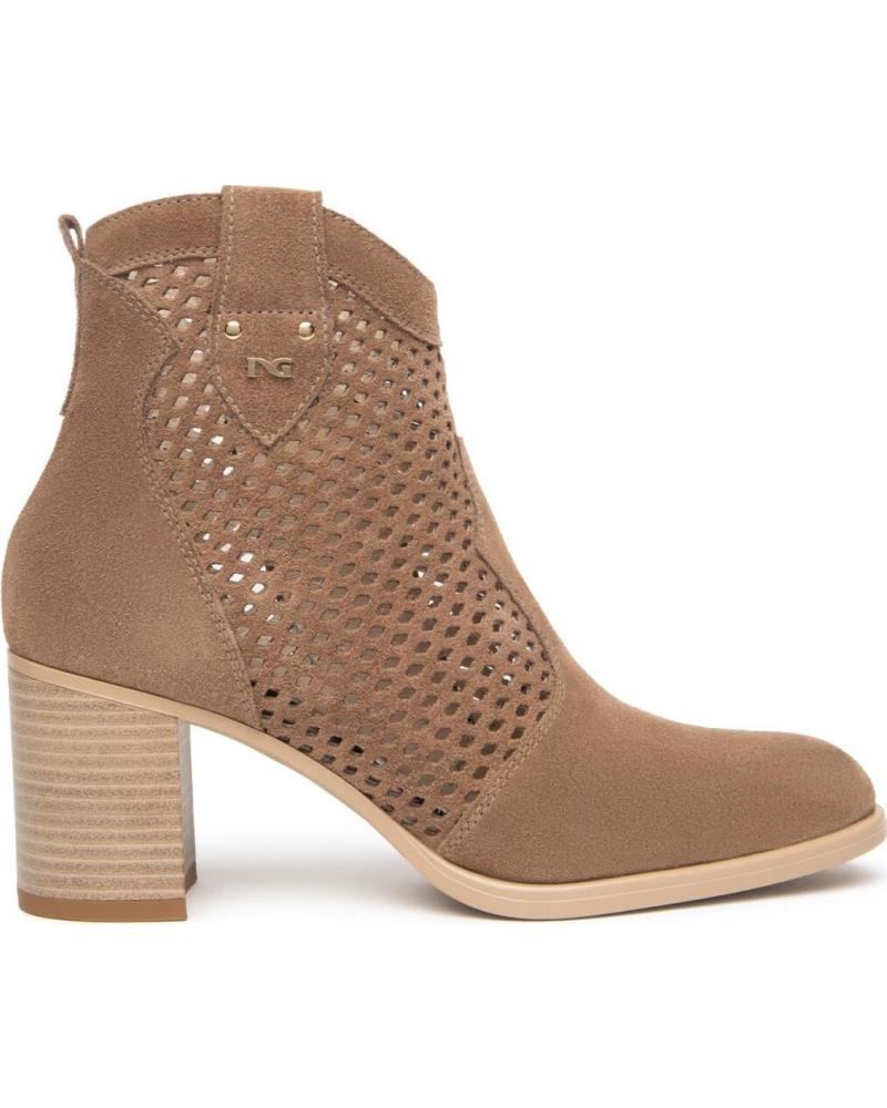 NERO GIARDINI BOTINS E615110D CAMURÇA CASTANHO MARRóN
