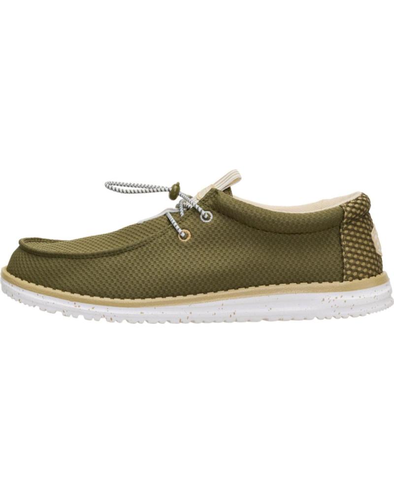HEY DUDE SAPATOS NÁUTICOS WALLY MESH VERDE