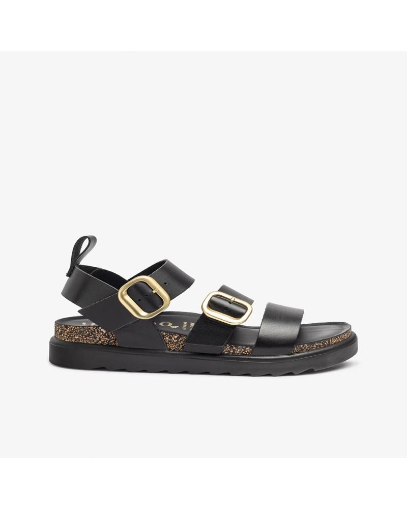 YOKONO SANDALIAS TUNEZ-127 EN CUERO COLOR NEGRO