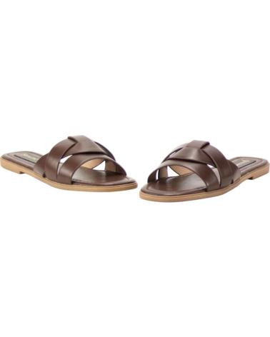 KESLEM SANDALIAS LIVIA MARRÓN PARA MUJER MARRON