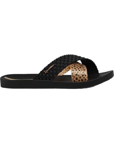 IPANEMA SANDALIAS SENSE SLIDE CON DISEÑO CRUZADO NEGRO