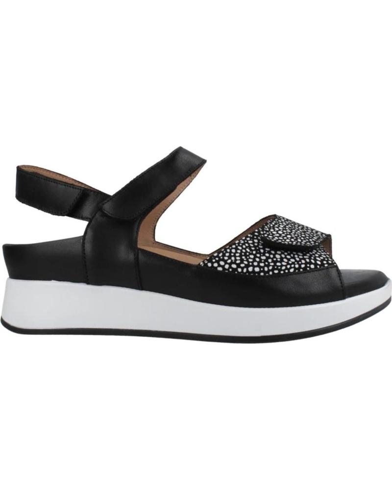 PIESANTO SANDALIAS 260422 DE PIEL NEGRA NEGRO
