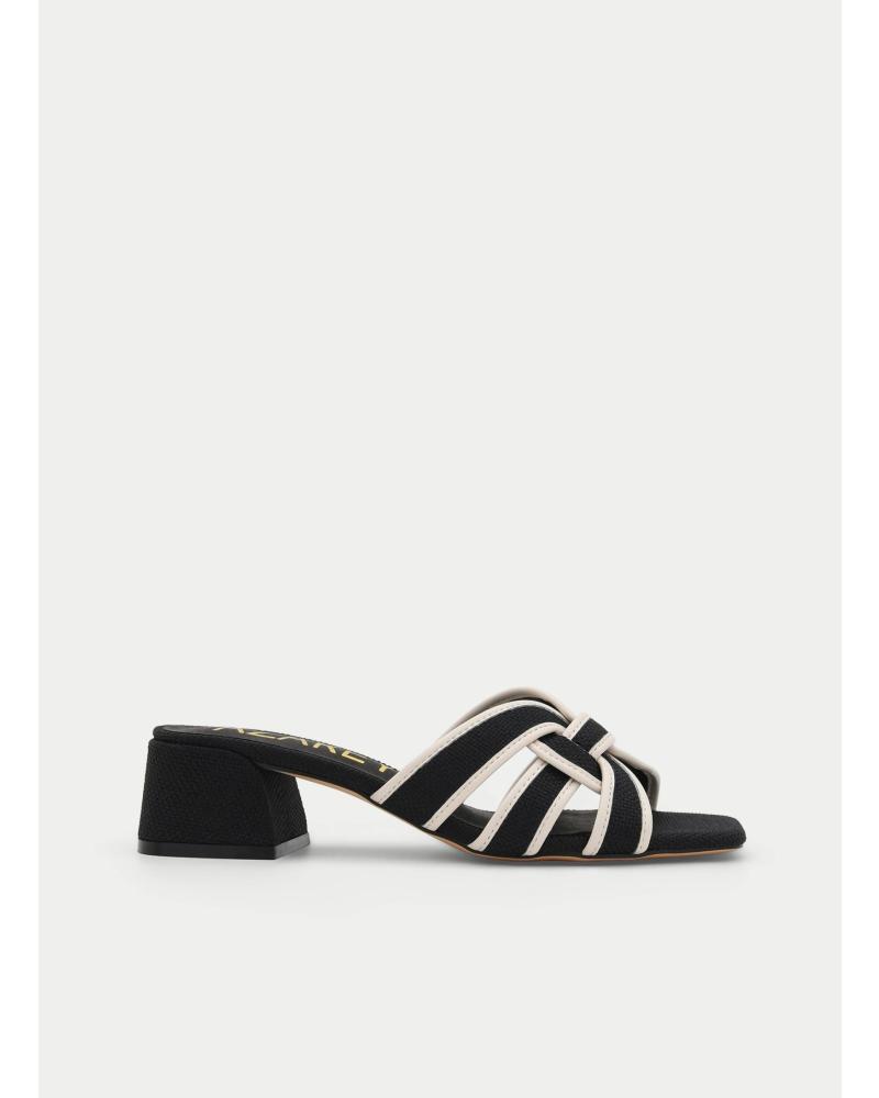 MONTEVITA SANDALIAS JURENE CON DISEÑO TRENZADO Y TACÓN BLOQUE