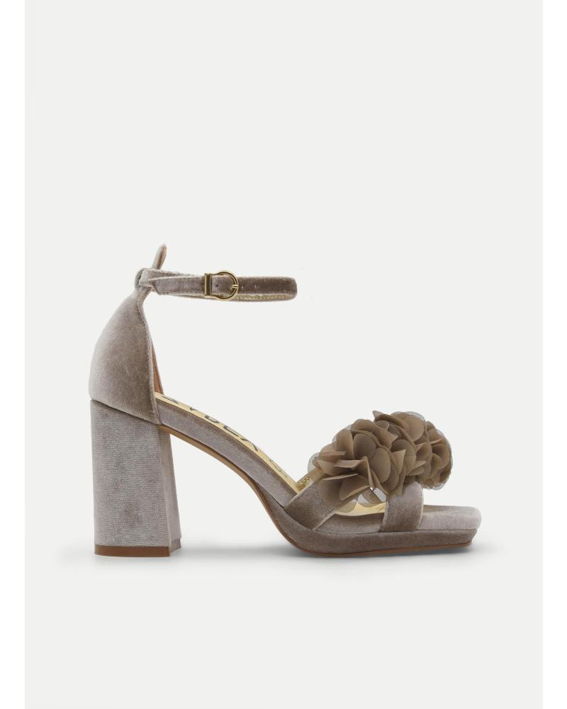 MONTEVITA SANDALIAS DE TACÓN MAREFE CON ADORNO FLORAL