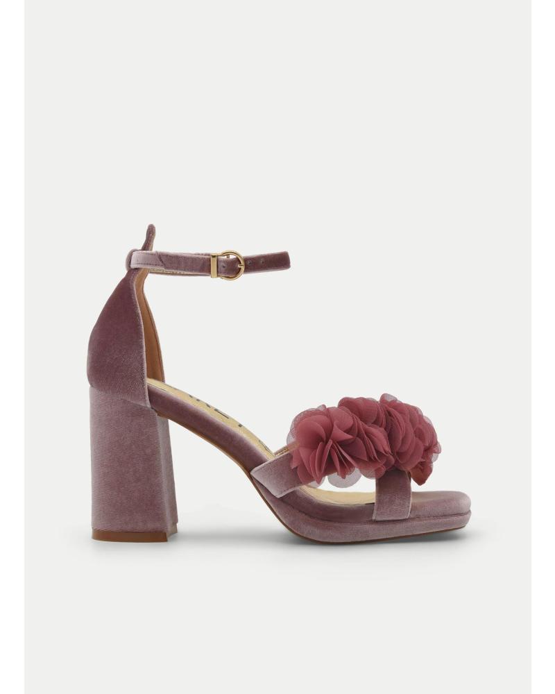 MONTEVITA SANDALIAS DE TACÓN MAREFE CON ADORNO FLORAL