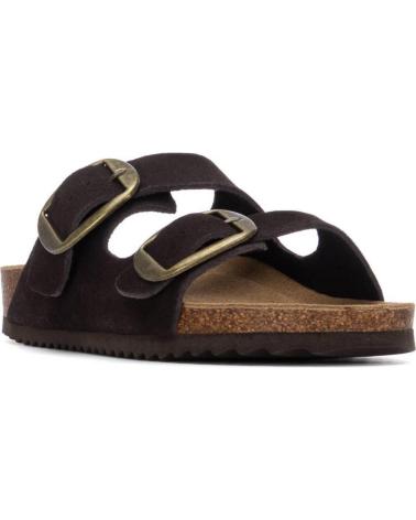 XTI SANDALIAS 144039 CON HEBILLAS DOBLES MARRON