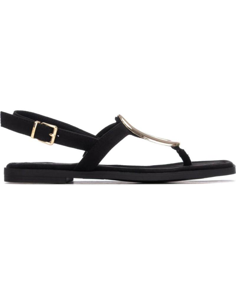 XTI SANDALIAS PLANAS DE MUJER 145494 02 NEGRO
