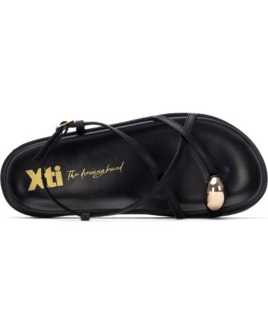 XTI SANDALIA 145497 CON ADORNO NEGRO