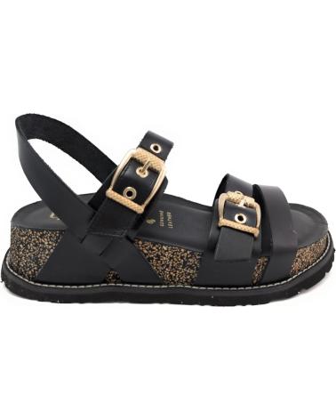YOKONO SANDALIA OCA-263 DE PIEL NEGRO