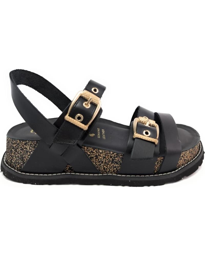YOKONO SANDALIA OCA-263 DE PIEL NEGRO