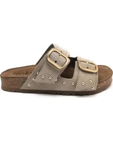 YOKONO SANDALIAS JERBA-265 DE NUBUCK BEIG