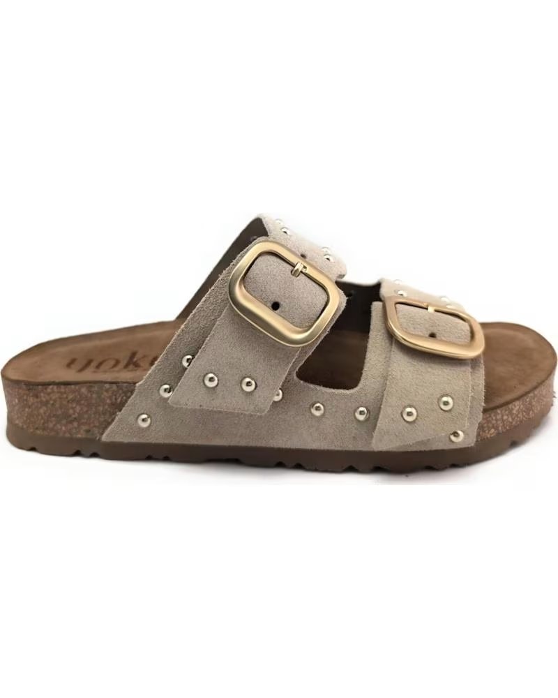 YOKONO SANDALIAS JERBA-265 DE NUBUCK BEIG