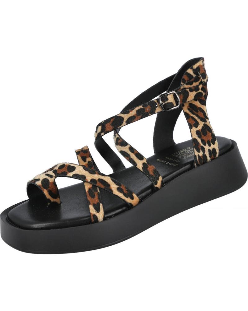 BUBBLE BOBBLE SANDALIAS PLANAS M2643 ESTAMPADO LEOPARDO