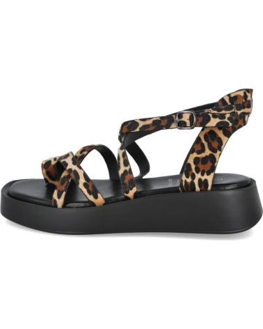 BUBBLE BOBBLE SANDALIAS PLANAS M2643 ESTAMPADO LEOPARDO
