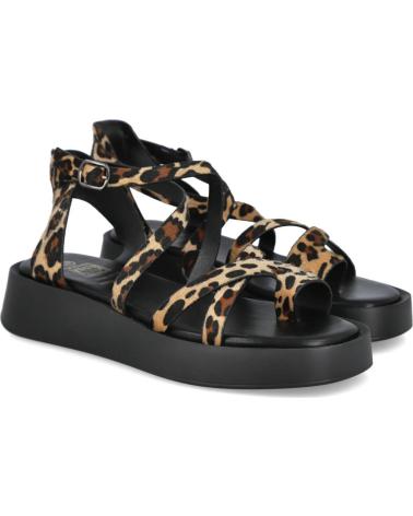 BUBBLE BOBBLE SANDALIAS PLANAS M2643 ESTAMPADO LEOPARDO