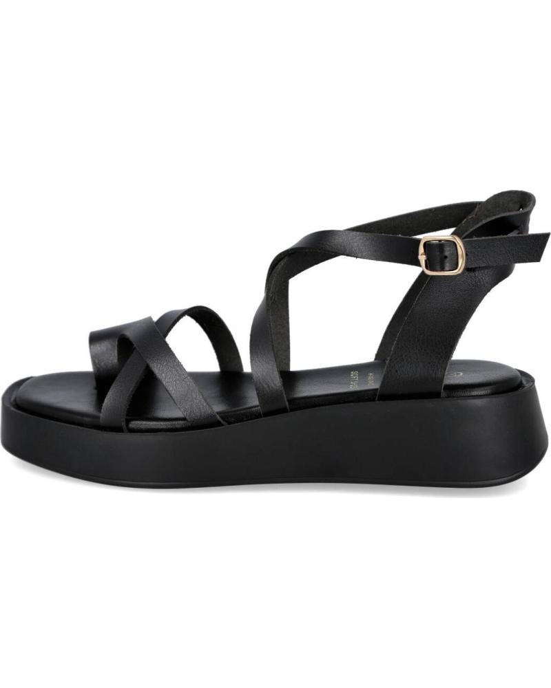 BUBBLE BOBBLE SANDALIAS PLANAS DEDO M2643 NEGRO