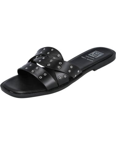 BUBBLE BOBBLE SANDALIAS PLANAS M2679 CON TACHAS NEGRO
