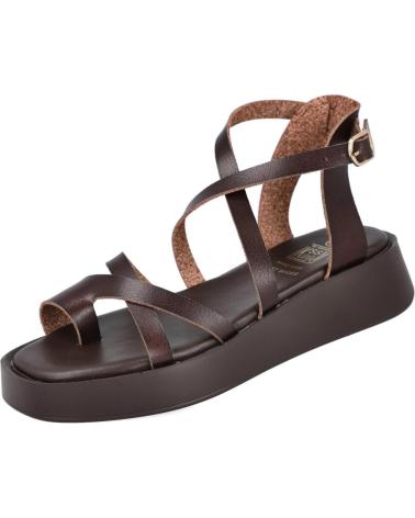 BUBBLE BOBBLE SANDALIAS PLANAS DEDO M2643 CHOCOLATE