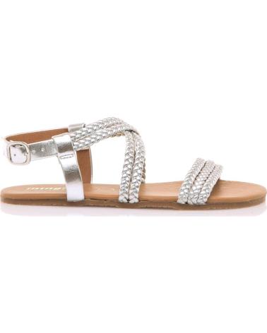 MTNG SANDALIAS CASUAL DE MUJER FREE-CLEO PLATA 62729 GRIS