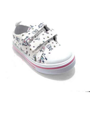 Zapatos-De-Hombre-BUBBLE-BOBBLE-ZAPATILLAS-LONA-NINA-TIRAS-ADHESIVAS-UNI-BLANCO