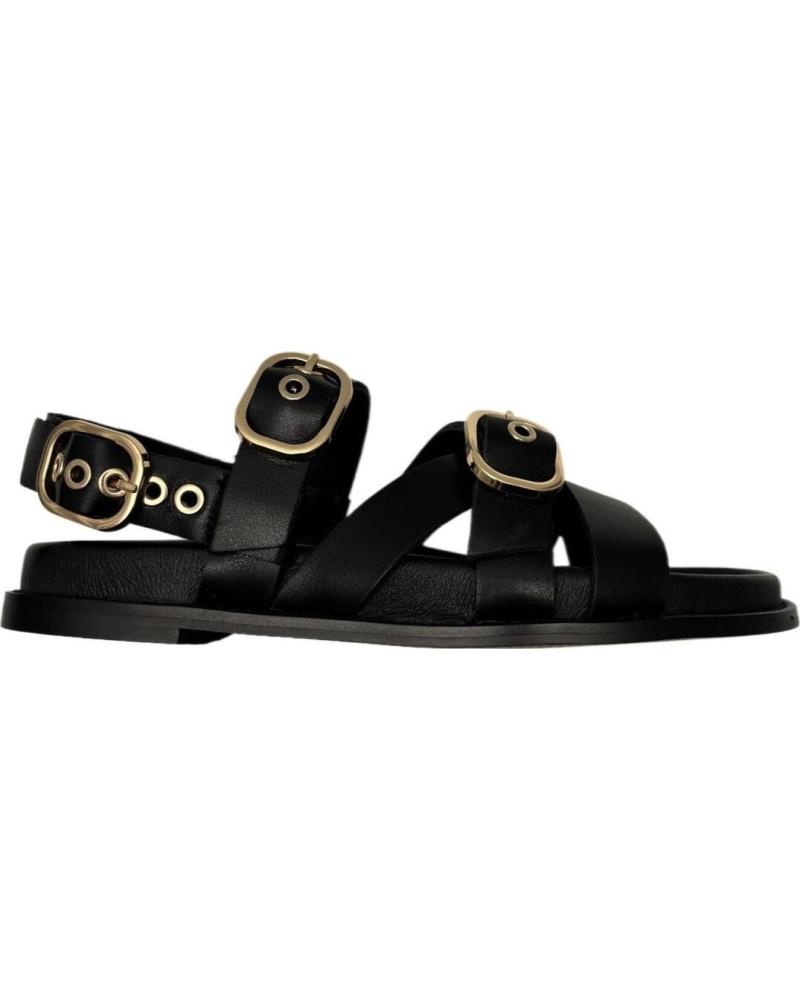 INUOVO SANDALIAS D51006 CON HEBILLAS NEGRO