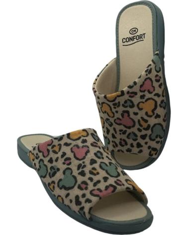 CMCONFORT ZAPATILLA CASA MUJER VERANO CM CONFORT 60288 MULTICOLOR