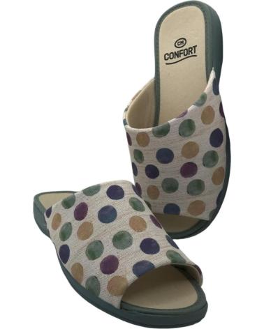 CMCONFORT ZAPATILLA CASA MUJER VERANO CM CONFORT 50366 MULTICOLOR