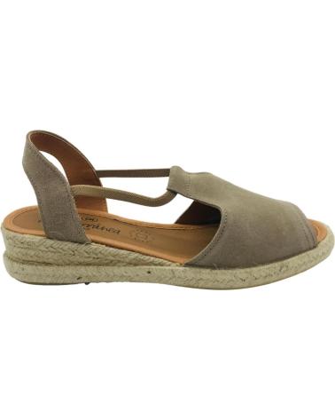 CM MEDITERRANEA ALPARGATA PIEL MUJER MEDITERRANEA 60216 TAUPE